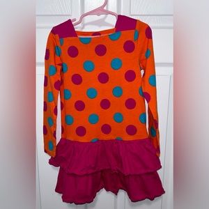 J. Khaki Girls Long Sleeve Tunic/Dress Top